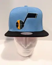 Utah Jazz Mitchell & Ness SnapBack Adjustable Hat Cap