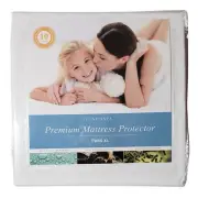 Linenspa Premium Twin XL White Breathable Liquid Proof Mattress Protector Cover
