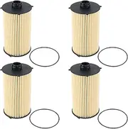 GETOPAUTO 84565867 Oil Filter Compatible with Case IH CLAAS New Holland Replaces HU12007X 2996570 504179764(set of 4)