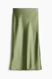 Crêpe Satin Skirt