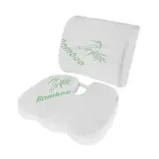 Bamboo Lower Back Support Car Chair Seat Cushion Posture Corrector Pillow Lumbar