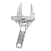 Adjustable Plumbers Wrench 2.68" Large Jaw Bathroom Spanner Wrench, Silver