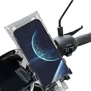 Zasdvn Phone Bag Motorcycle, Motorcycle Phone Waterproof Bag, Clear Handlebar Cell Phone Case Waterproof Phone Pouch, Touchscreen Phone Pouch, Motorcycle Phone Pouch Waterproof Handlebar Phone Holder