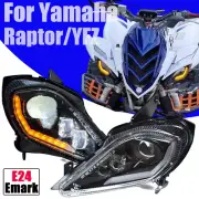 LED Headlight Hi/Lo DRL For Yamaha Raptor YFZ 450 700 700R YFM 250 350 2006-2023