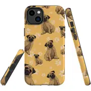 For iPhone 14 Plus Case Tough Protective Cover, Pug Dog