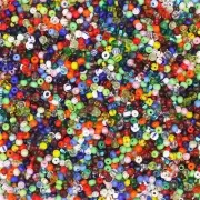 Czech Glass Seed Bead Color Mix One Ounce (1oz) pack Bead Size: 12/0
