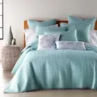 Jenny Mclean Clavo Pompom Bedspread Coverlet Comforter Quilt Blue King