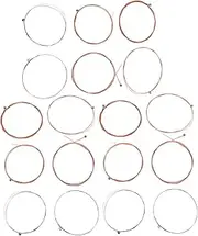 Generic 3 Sets Stainless Steel Acoustic Guitar Strings Durable String Folk Classical Music Accessories Stable Tuning for Enhanced Performance