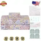 Luxury 100% Cotton Percale Sheets Set - 300 Thread Count, Full, Victorian Floral