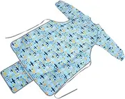 JOINPAYA Infant Eating Bib Weaning Bib Smock Apron Long Sleeve Protects Clothing