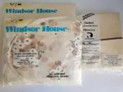 Vintage 1970's Whimsy Earth tone Wild Flower Full Percale Sheet Pillow Case Set