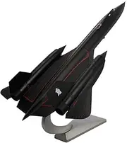 Replica Pre-Build Aircraf SR71 Blackbird Reconnaissance Aircraft Die-cast Metal Model 1:72 for Alloy Aircraft Military Display Model Collectible Gifts Collection Gift Display