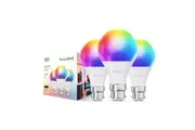 3PK Nanoleaf Essentials Matter Smart Bulb B22 Colour Changing LED Dimmable Light