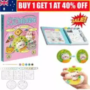 Foam Texture Painting Kit, Magic DIY 3D Texture Painting Paper for Kids