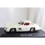 【DIY PLAZA】M-BENZ 賓士 原廠 300 SL W198 1:43 模型 白色 紅內裝 正廠精品 限量版