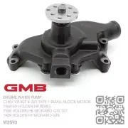 GMB WATER PUMP CHEV V8 327 TYPE 1 SMALL BLOCK [1968 HOLDEN HK MONARO GTS 327]