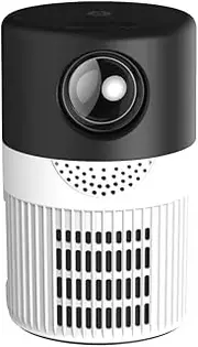 Bargainpop Portable WIFI Mini Projector LED Video Projector Upgraded Wireless Cast for Smartphones iPhone Adroid Phone Supports 1080P for Home TV Computer, Laptop Movie, Party Game, For Outdoor Camping with HDMI USB AV Interfaces (Black)
