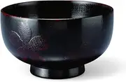 J-Kitchens Miso Soup Bowl, Wooden, Sakura, Akebono, 4.4 x 2.6 inches (11.3 x 6.5 cm), Current Model