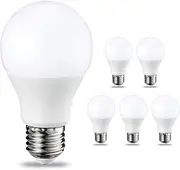 Geli 6 Pack LED Light Bulb,9W E27 LED Light Bulbs,Low Wattage Light Bulbs,3000K Soft White for Bathroom Vanity Porch String Light Bulbs,Non-dimmable