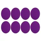 Oval Iron-on Patches, 8Pcs Elbow Knee Repair Patches for Clothing, Purple