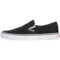 在飛比找momo購物網優惠-【VANS】CLASSIC SLIP-ON 黑白 經典款 懶