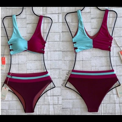 Maaji Swim EVERGREEN Color Block Bikini Set