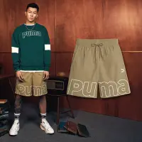 在飛比找Yahoo奇摩購物中心優惠-Puma 短褲 TEAM Relaxed 男款 卡其 白 E