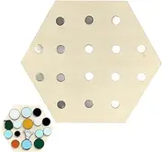 Poker Chip Holder Golf - Golf Ball Display Wall Mounted | Golf Marker Stand | Golf Ball Marker Display | 16 Golf Ball Marker Display Stand | Coin Trays Poker Chip Holder For Storing And Displaying Up