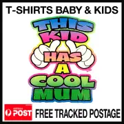 baby t shirt Kids t shirts boys girl children tee shirts THIS KID HAS A COOL MUM