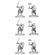 3x 2pc Dungeons & Dragons Nolzur's Marvelous Minis Earth Genasi M Fighter