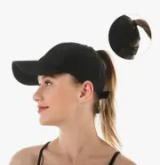 Cross Hat Womens Baseball Cap - Cross Ponytail Hat Baseball Cap Elastic Closure