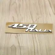 Ferrari 458 Italia Rear Script Emblem Badge Silver 1 PC New