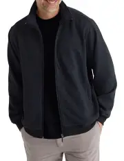 [Breakaway] Zed Snowy Mt Fleece Jacket in Jet Marle