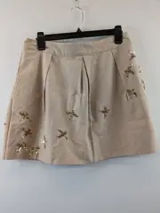 Leifnotes by Anthropologie Womens Sparkly Sequins Skirt 8 MSRP $148 NWT