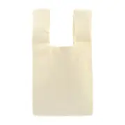 Reusable Mesh Net Grocery Tote Bags Beige 14.17"x7.87" for Market Shopping