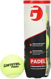 GAMMA Pressurized Padel Balls – 3-Pack Can - High-Performance, Durable & Consistent Bounce - Ideal for All Skill Levels - IPF Approved