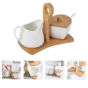 Milk Jug and Sugar Creamer Bowl Sets Container Jar with Spoon