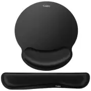 Mouse Pad with Wrist Support, 2 in 1 Mouse Pad with Keyboard Wrist Rest Suppo...