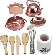 Miniature Kitchen Utensils for Dollhouses 1:12 Scale Realistic Design Boys and Girls Toy