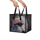Laundry Bags Hamper Bag with Handles,Portable &Collapsible Dirty Clothes Mesh...