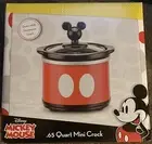 DISNEY MICKEY MOUSE .65 QUART *MINI* MINIATURE CROCK POT - BRAND NEW IN BOX