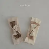 在飛比找蝦皮商城優惠-peekaboo 焦糖直紋髮帶《現貨》｜嬰兒髮帶 寶寶髮帶 