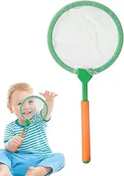 Fishing Nets - Children's Outdoor Telescopes Catch Nets, Children's Fishing Net, Butterfly and Nets, Minnow Nets, Robust Play Nets, Easy Catch and Publish, Perfe