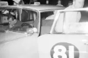 Walther Schock Rolf Moll Mercedes Benz 220SE Rally Car 1960 Old Photo 1