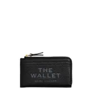 Marc Jacobs The Leather Top Zip Wallet One size Black