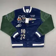 Nike Jacket Mens Large Blue Letterman Varsity Bomber Corduroy Colorblock FQ6159