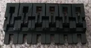 Floyd Rose Tremolo Bridge 6 BLACK STEEL SADDLES Original special **NEW**