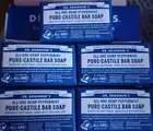Dr. Bronner's Pure-Castile Bar Soap Peppermint 5 oz value 5 Pack