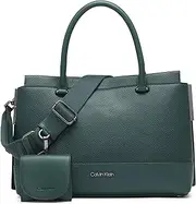 [Calvin Klein] Bianca Triple Compartment Satchel