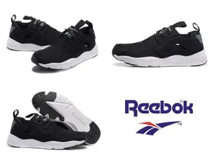 【韓國限定】REEBOK FURYLITE 復興系列 復古慢跑鞋 黑武士 經典時尚 運動風 情侶鞋 余文樂 水原希子